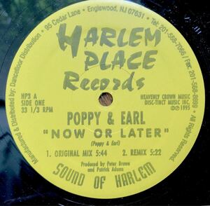 レア 1995 Poppy & Earl / Now Or Later ｂ/ｗ Willy Wood & Woodpecker / Willy