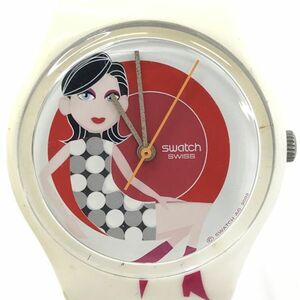 Swatch スウォッチ 腕時計 クオーツ コレクション コレクター 個性的 おしゃれ イラスト アート 可愛い カジュアル 電池交換済 動作確認済