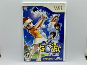 【送料無料】 Nintendo 任天堂 Wii ゲームソフト 「WE LOVE GOLF!」 ウィーラブゴルフ！ CAPCOM カプコン 中古