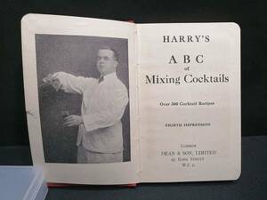 ★☆カクテル本 ハリー・マッケルホーン Harry MacElhone ABC of Mixing Cocktails カクテルレシピ☆★