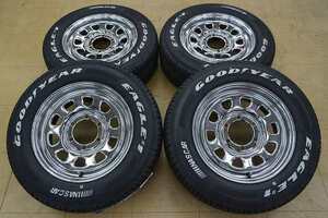 【アウトレット 新品】215/65R16 109/107R グッドイヤー ナスカー 22年【中古】デイトナ クローム 6H139.7 6.5J 200系ハイエース