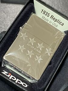 zippo セブンスター 1935レプリカ 限定品 前面加工 希少モデル 2011年製 Seven Stars 1935REPLICA ケース 保証書付き