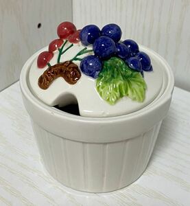 KATO KOGEI 加藤工芸 Hand Painted 小物入れ 陶器 果物 キッチン用品 クラシック 西洋 