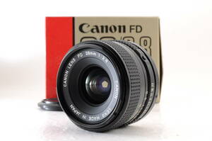 キャノン Canon NEW FD 28ｍｍ f2.8 MF 一眼カメラレンズ 箱付 管GG3039