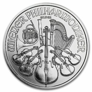 [保証書・カプセル付き] 2017年 オーストリア「ウィーン・フィルハーモニー」純銀 1オンス 銀貨