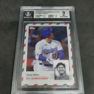 TOPPS NOW HOLIDAY ホリデー 大谷翔平 BGS 9