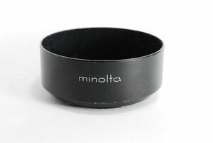 minolta●ミノルタ MC 55㎜f1.7用 メタル レンズ フード●D52ND