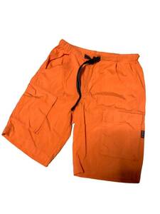 Carhartt カーハート ハーフパンツ ショートパンツ クライミングパンツ　薄手　ポケット裏メッシュ　アウトドア　レジャー　オレンジ　XL 