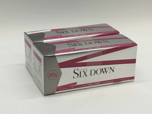 【新品未開封】SIX DOWN シックスダウン 30日分×2個セット 60日分 機能性表示食品 ダイエット サプリ ※賞味期限2025/07 ④