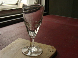 フランスアンティークアブサングラス ビストロ19世紀気泡ガラス・撮影演出用古道具etc