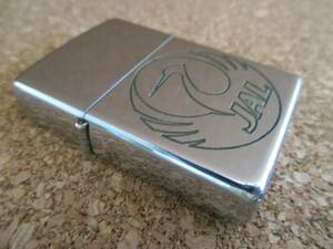 ZIPPO 『JAL 日本航空 ジャル 鶴丸両面彫刻』1979年製造 ビンテージ イタリック体 明日の空へ日本の翼 オイルライター ジッポ 廃版激レア