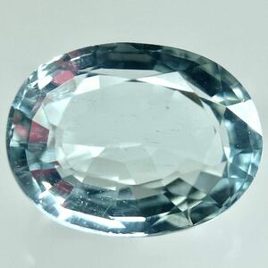 ☆天然アクアマリン3.729ct☆A 約11.2×8.5mm ルース 裸石 宝石 ジュエリー ベリル aquamarine beryl テDE0