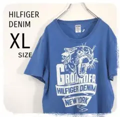 HILFIGERDENIM ヒルフィガーデニム　ビッグプリント　Tシャツ　XL