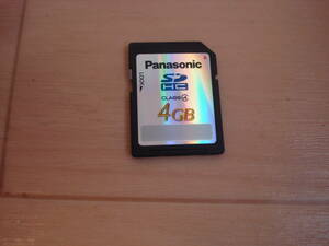 E★Panasonic SDHCカード 4GB ★送料84円