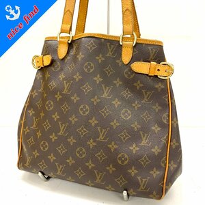 ◆ルイ ヴィトン LOUIS VUITTON◆モノグラム バティニョール ヴェルティカル M51153 ショルダーバッグ トートバッグ ブラウン PVC レザー