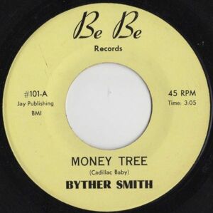 ★Byther Smith【US盤 Blues 7" Single】 Money Tree/ So Unhappy (Be Be 101) 1974年 / Chicago Blues