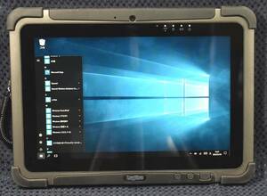 (美品) ロジテック 耐衝撃ZEROSHOCKタブレット LT-WMT10LD (LT-WMT10LD/OPTG) LTE 対応 Windows10 Enterprise 2016 LTSB リカバリUSB付 (0E