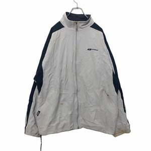 90s Reebok トラックジャケット Mサイズ リーボック スポーツ 灰色 グレー 古着卸 アメリカ仕入れ a402-5692