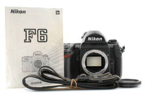 【美品 保障付 動作確認済】 Nikon F6 35mm SLR AF Film Camera Black Body ニコン F6 一眼レフ フィルムカメラ 本体 #Q6886