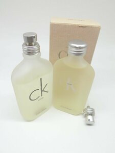 ■【YS-1】 香水 ■ Calvin Klein カルバンクライン ■ シーケーワン EDT 100ml 2点セット まとめ ■アメリカ製【同梱可能商品】■J