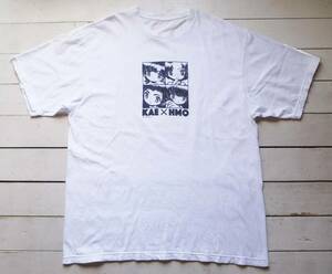 KAE ×HMO 田中かえ　阪急メンズ館大阪 限定 イラストTシャツ 白 KAE TANAKA ワンサイズ XL 乃木坂 Bish