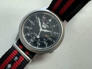 〓 【SEIKO セイコー ミリタリー デイデイト 自動巻き 7S26-02J0 ネイビー文字盤 腕時計 メンズ 人気シリーズ 】HO9452