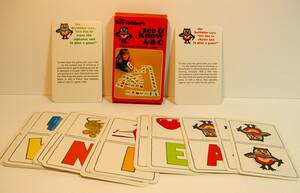 the scribbler`s/see&know A・B・C/1980 年代 年のビンテージ商品/PRESCHOOL RHYMING CARDS