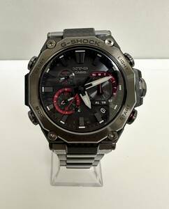 【DK 22339】1円～ G-SHOCK MT-G MTG-B20000 電波ソーラー クロノグラフ ブラック文字盤 デイト メンズ腕時計 稼働品 箱/説明書付 現状品