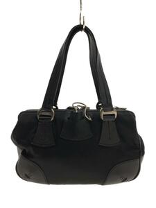 GIORGIO ARMANI◆ハンドバッグ/-/BLK/577824 3W493