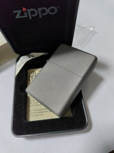 未使用　Solid　Titanium　Case　Zippo　ソリッド　チタン　ジッポー　2003年製造　専用ケース入り　希少品　新品　チタニウムケース　　