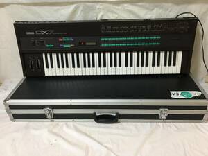 〇V501〇ジャンク 通電確認済 YAMAHA ヤマハ DX-7 シンセサイザー 電子ピアノ キーボード 楽器 音楽 ハードケース付