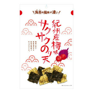 まとめ得 まるか食品　紀州産梅と赤しそ香るサクサクのり天　68g(10×4) x [2個] /a