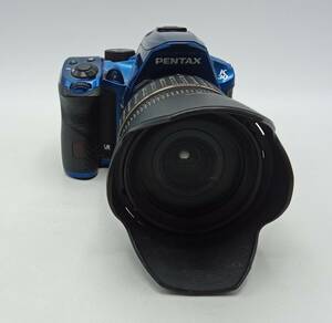 RR78◇＜通電/動作/精度未確認＞デジタルカメラ ジャンク PENTAX K-30 ペンタックス ブルー レンズ 18-200mm f/3.5-6.3 現状品◇