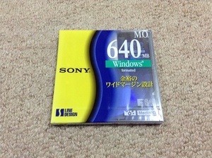 ★新品★SONY EDM-640CDF Windows フォーマット済 3.5インチ MOディスク ソニー