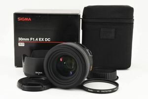 ★美品★ SIGMA シグマ 30mm F1.4 EX DC HSM Canon キヤノンEFマウント レンズ #2812