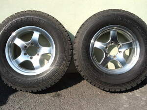 4x4 4WD +25 6H社外アルミ 265/70R17 10PRバリ山ヨコハマジオランダー A/T-S FJ CRUISER PRADO HILUX SURF PAJERO SAFARIランクル BIGHORN