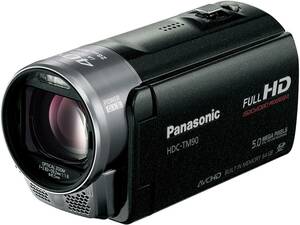 パナソニック デジタルハイビジョンビデオカメラ TM90 内蔵メモリー64GB パ(中古品)