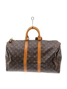 LOUIS VUITTON◆キーポル45_モノグラム・キャンバス_BRW/PVC/BRW