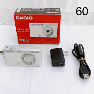 4SA112 【動作品】CASIO カシオ EXILIM HS EX-ZR60 デジカメ デジタルカメラ 16.1MPカメラ中古 現状品