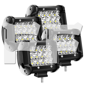 送料無料.. LED ワークライト 4インチ 36W 作業灯 投光器 前照灯 車幅灯 新品 補助灯 6500K ホワイト 12V~24V兼用 3P36W-6K トラック 4個