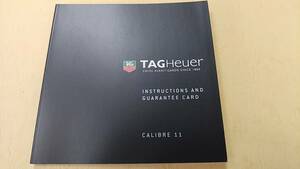 【TAGHeuer】タグホイヤー、モナコ系、キヤリバー11の説明書冊子、未使用