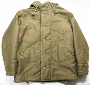 COLIMBO (コリンボ) OBSERVER PARKA AMEND #2 / オブザーバーパーカー 美品 オリーブ size 44 / デッキジャケット / N-1