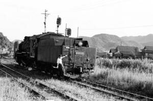 飾って楽しむ鉄道写真（去りゆく蒸気機関車：上山田線 ） NO.63660012「D6046」