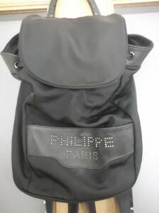  【美品】●PHILIPPE　MODEL フィリップ●リュックサック・デイパック●〒無料