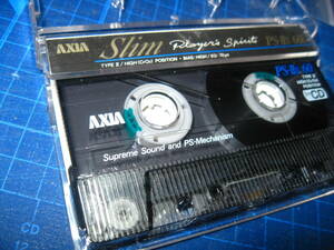 7使用済み　中古　 カセットテープ　富士AXIA　ＰＳ-2ｓ60　Type2　ハイポジ　60分 　1本　爪あり　No.1262