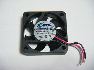 12V 4cm角　ブラシレス DC FAN　 (中古）