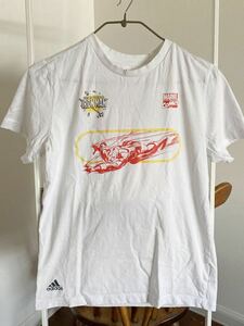 美品 アディダス adidas マーベルmarve 160 Tシャツ アイアンマン ironman ボーイズ 半袖Tシャツ