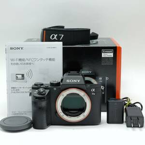 【ほぼ新品：保証付】ソニー SONY α7 Mark II マーク2 ILCE-7M2 ボディ 《ショット数：僅か4445枚、元箱付》 KK402019