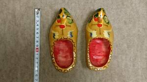 オランダ 木靴(サボ)　内寸10.5cm　外寸 約15cm