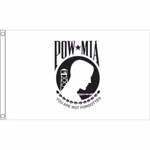 海外限定 国旗 POW MIA 戦争捕虜 戦闘中行方不明 特大フラッグ